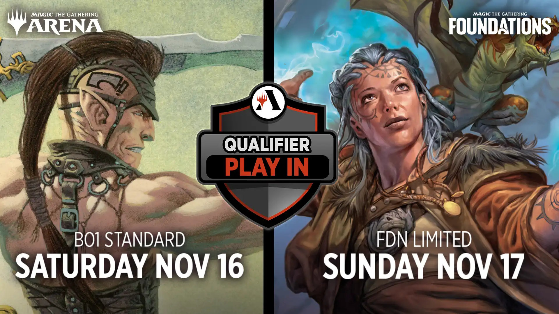 Bo1 Standard Saturday Nov 16, FDN Limited Sunday Nov 17